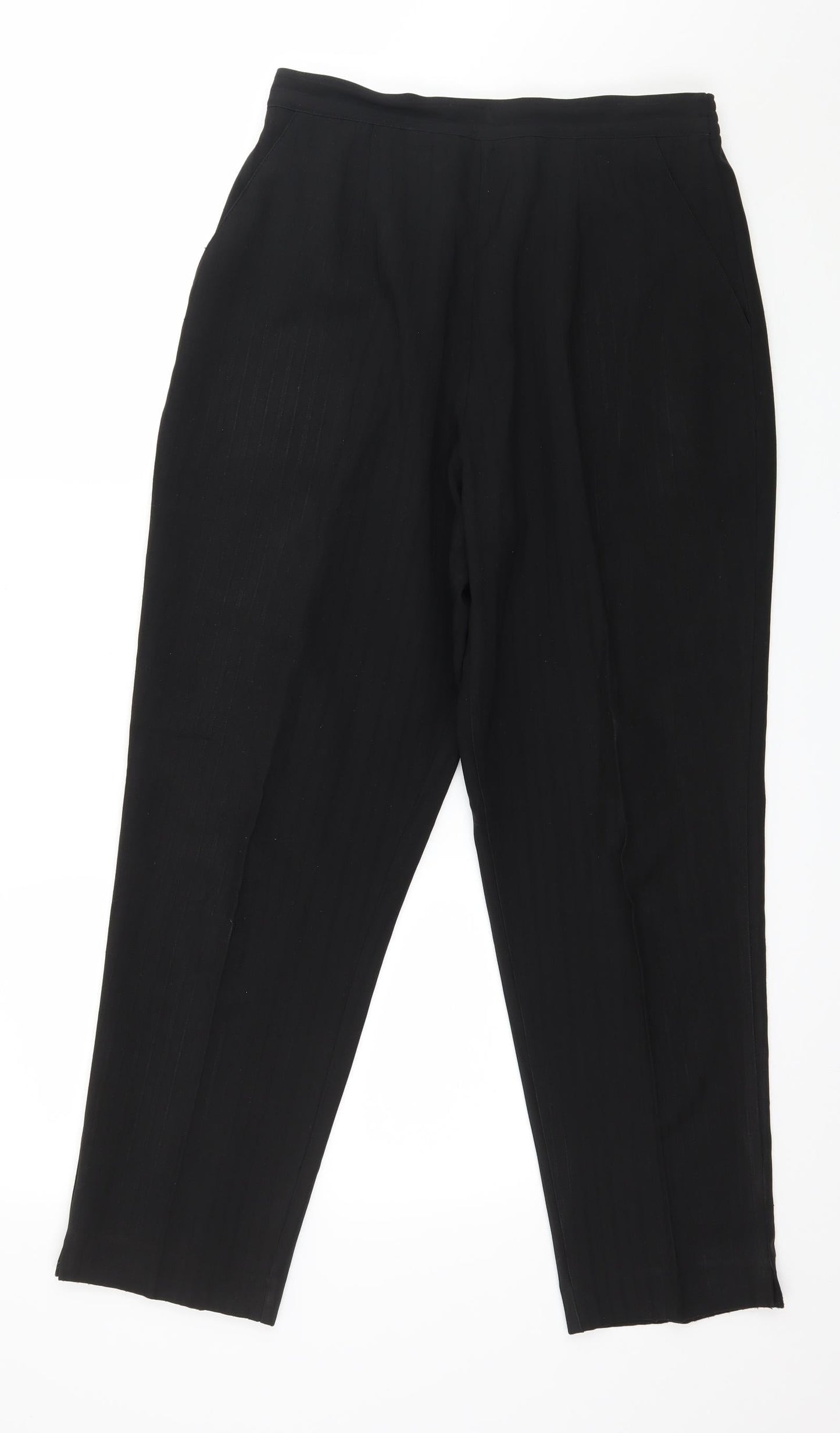 Felisa Womens Black    Trousers Size 12 L27 in