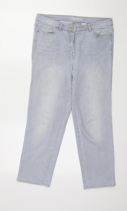 NEXT Womens Blue  Denim Skinny Jeans Size 12 L24 in