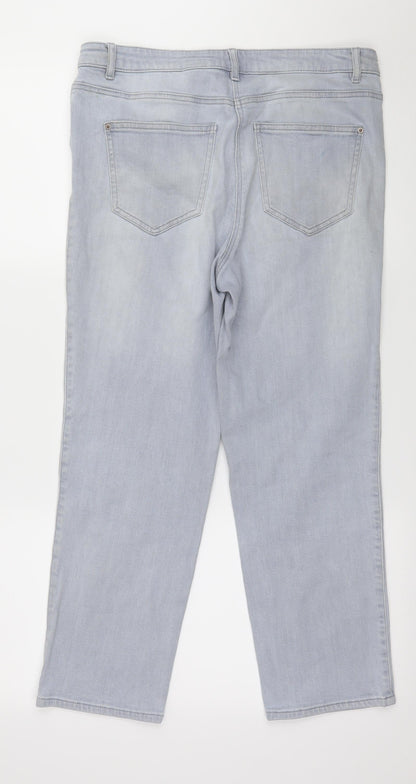 NEXT Womens Blue  Denim Skinny Jeans Size 12 L24 in