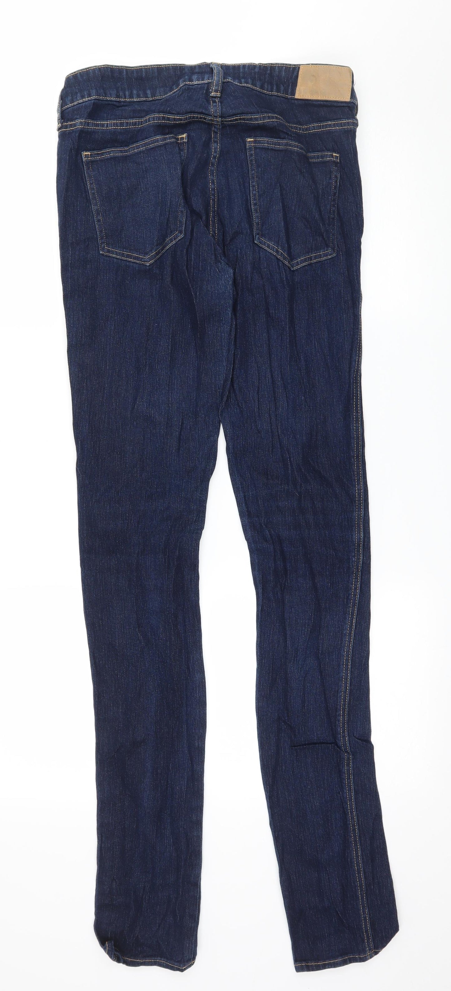 Preworn Womens Blue  Denim Skinny Jeans Size 29 in L34 in