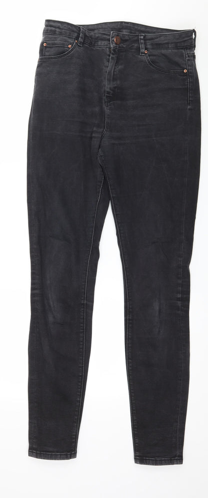 ASOS Womens Grey  Denim Skinny Jeans Size 30 in L36 in