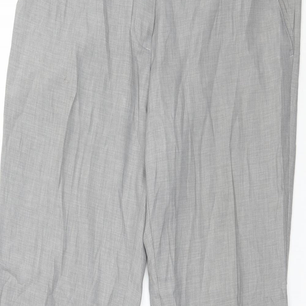 Womens UK Size 14 H&M Regular Fit  Grey Trousers