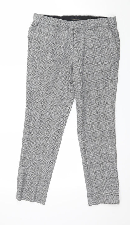 River Island Mens Green Check  Trousers  Size 30 in L26 in