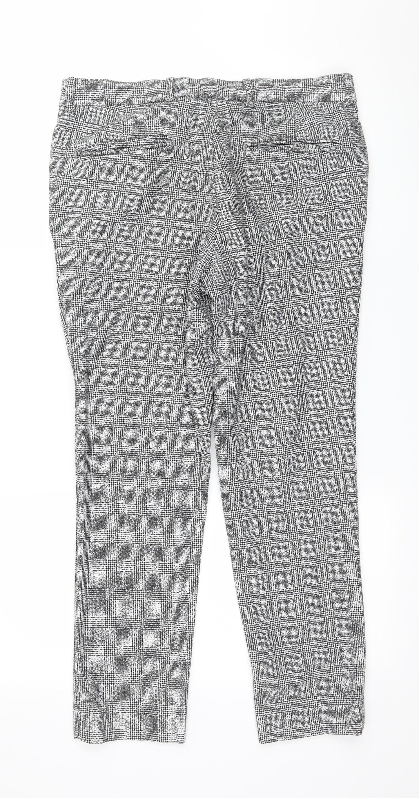 River Island Mens Green Check  Trousers  Size 30 in L26 in