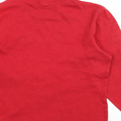 Crane Womens Red  Jersey Basic T-Shirt Size 12