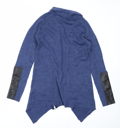 Love knitwear Womens Blue  Knit Cardigan Jumper Size S