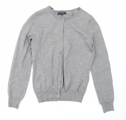 Rope Womens Grey  Knit Cardigan Jumper Size M