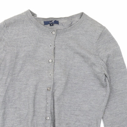 Rope Womens Grey  Knit Cardigan Jumper Size M