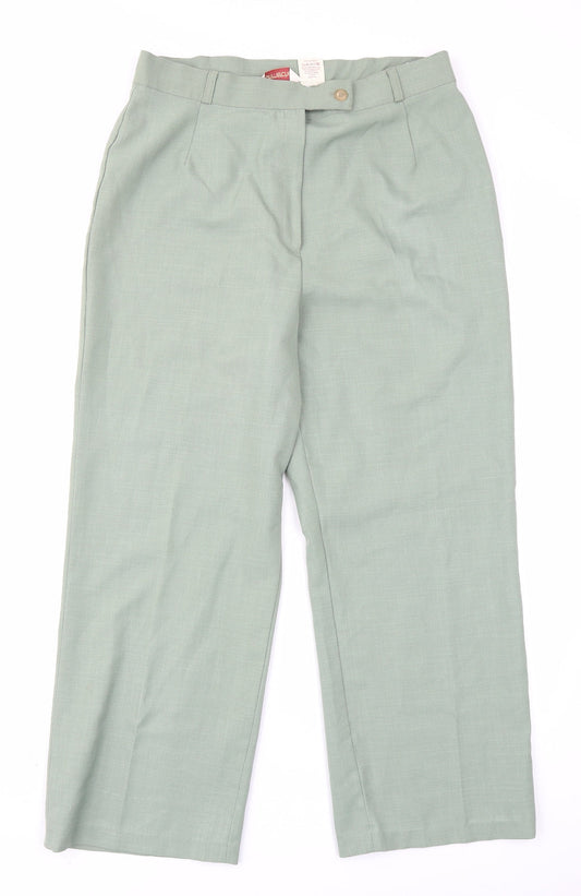 Bonmarché Womens Green   Trousers  Size 16 L22 in