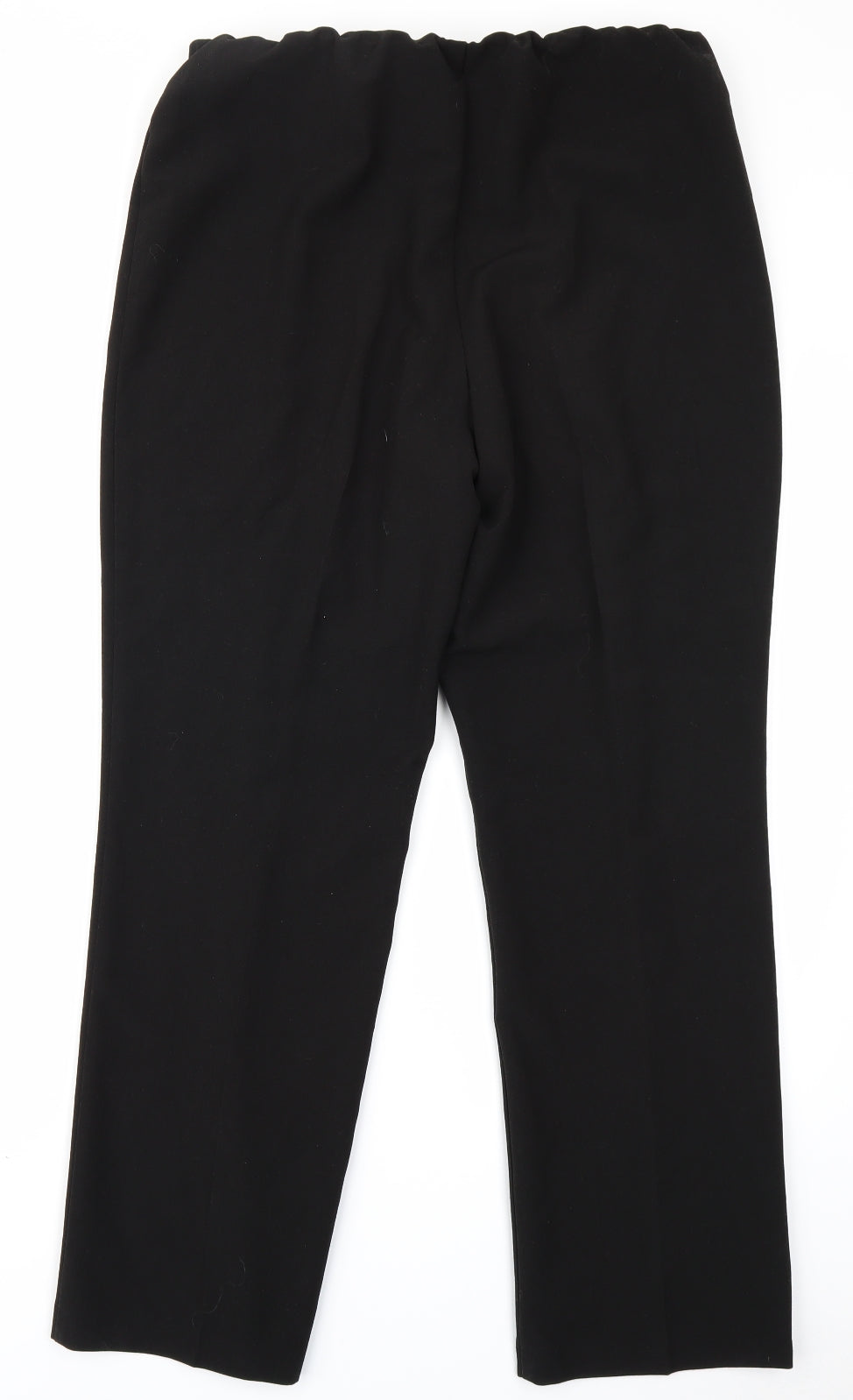 Womens UK Size 14 Classic Regular Fit  Black Trousers