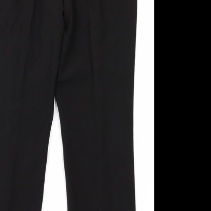 Womens UK Size 14 Classic Regular Fit  Black Trousers