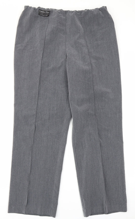 Classic Womens Grey   Trousers  Size 14 L27 in