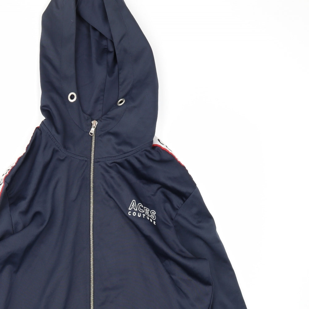 Aces Couture Mens Blue   Jacket  Size M