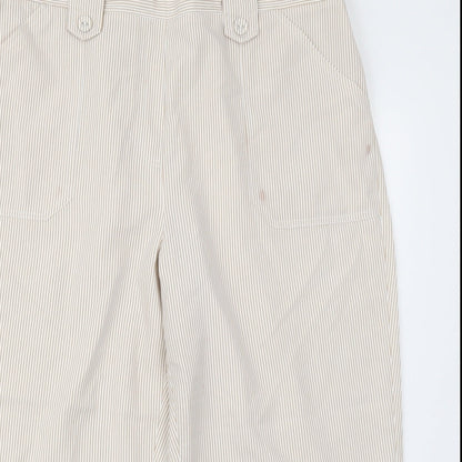 Classic Womens Brown Striped  Trousers  Size 20 L22 in