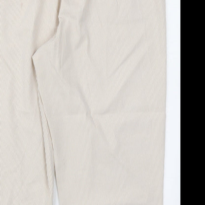 Classic Womens Brown Striped  Trousers  Size 20 L22 in