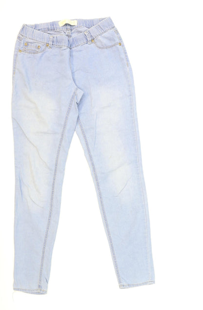 Denim & Co. Womens Blue  Denim Jegging Jeans Size 8 L30 in