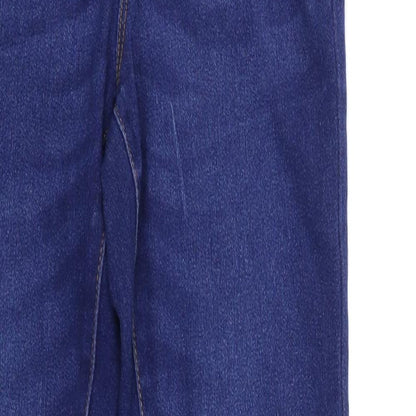 Denim & Co. Womens Blue  Denim Skinny Jeans Size 8 L27 in
