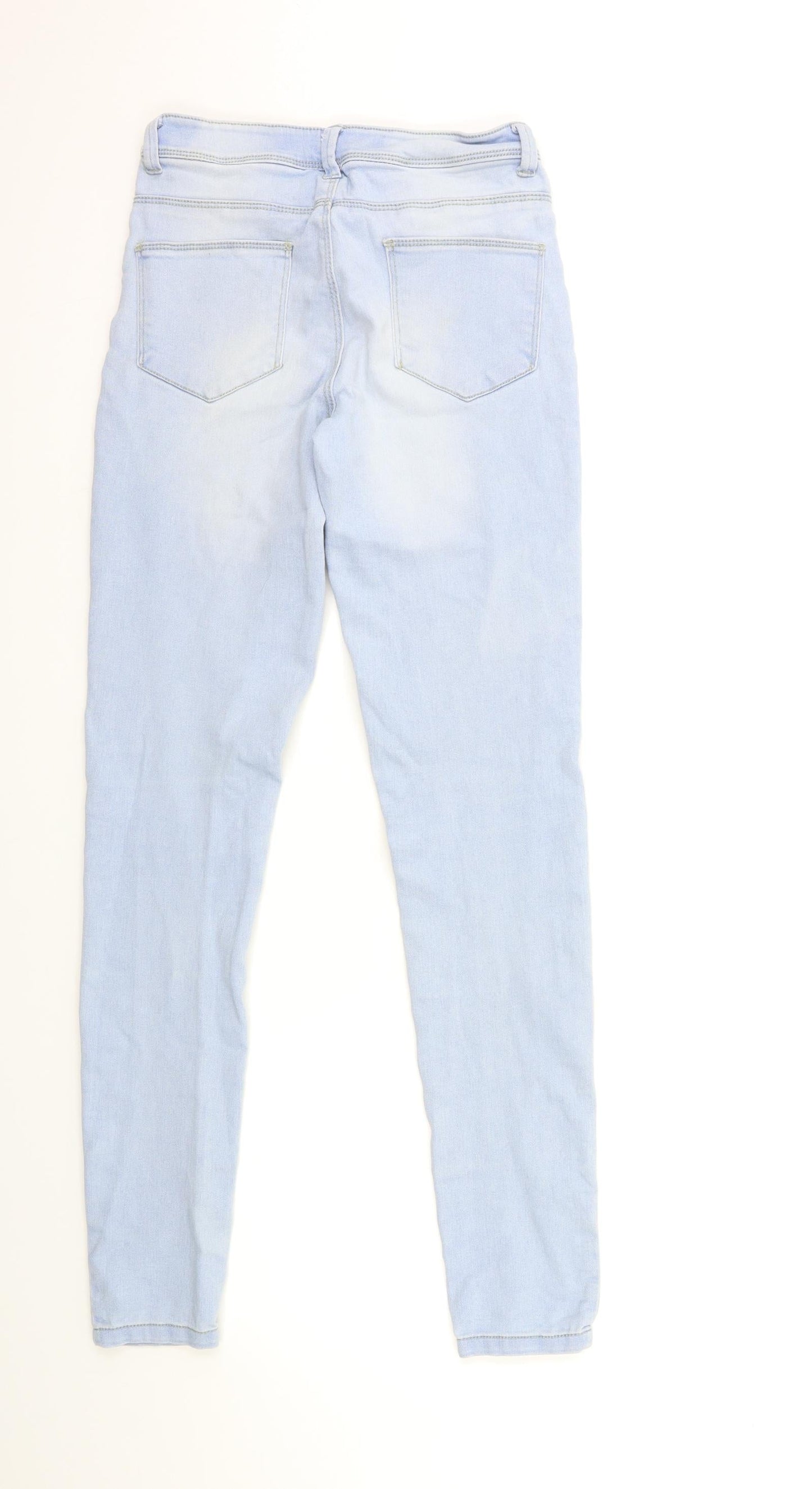 Denim & Co. Womens Blue  Denim Skinny Jeans Size 6 L29 in