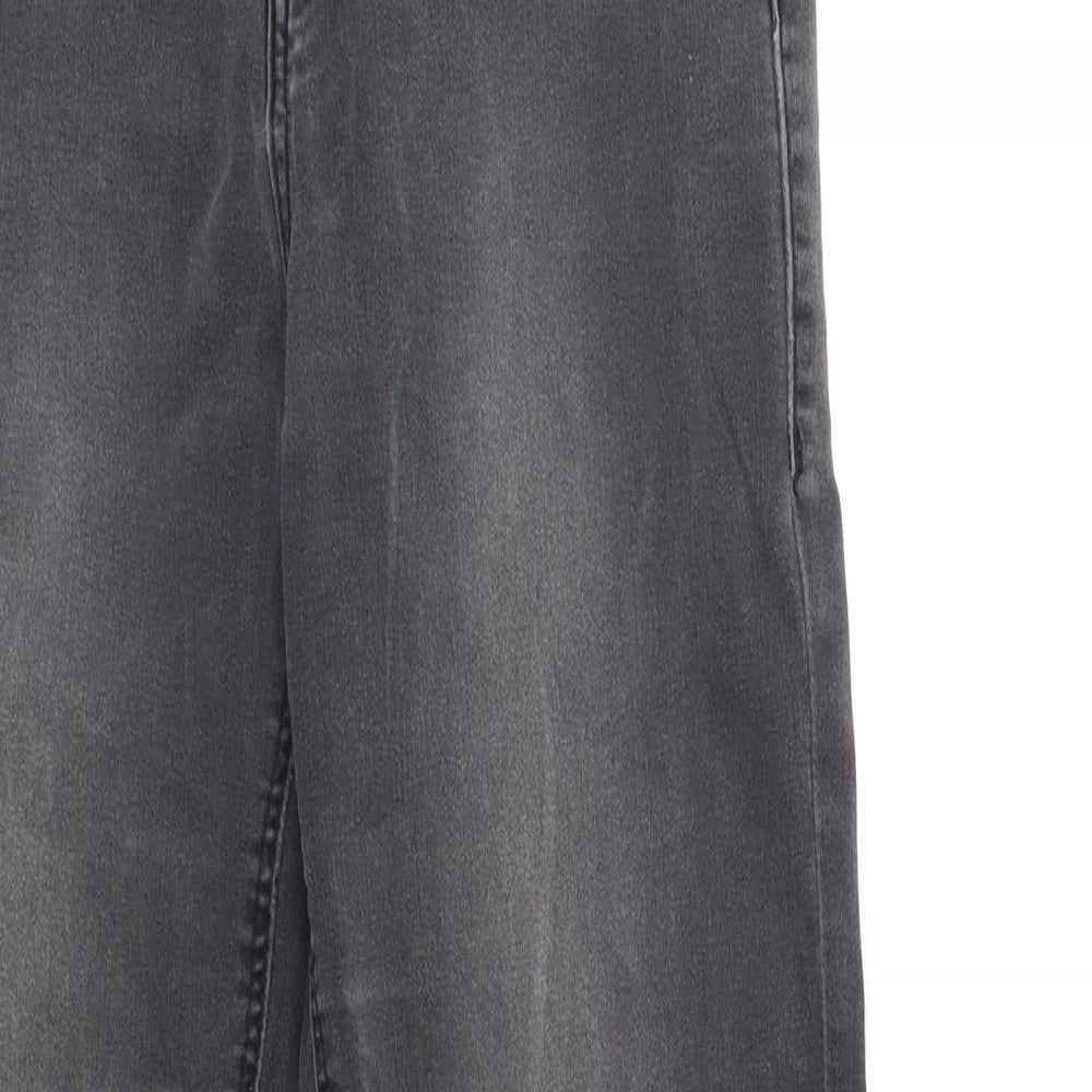 Dorothy Perkins Womens Grey  Denim Skinny Jeans Size 8 L28 in