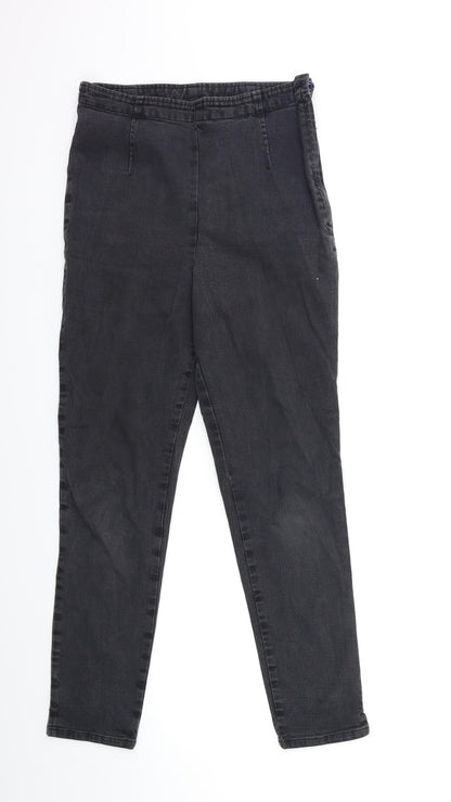 Debenhams Womens Grey  Denim Skinny Jeans Size 12 L28 in
