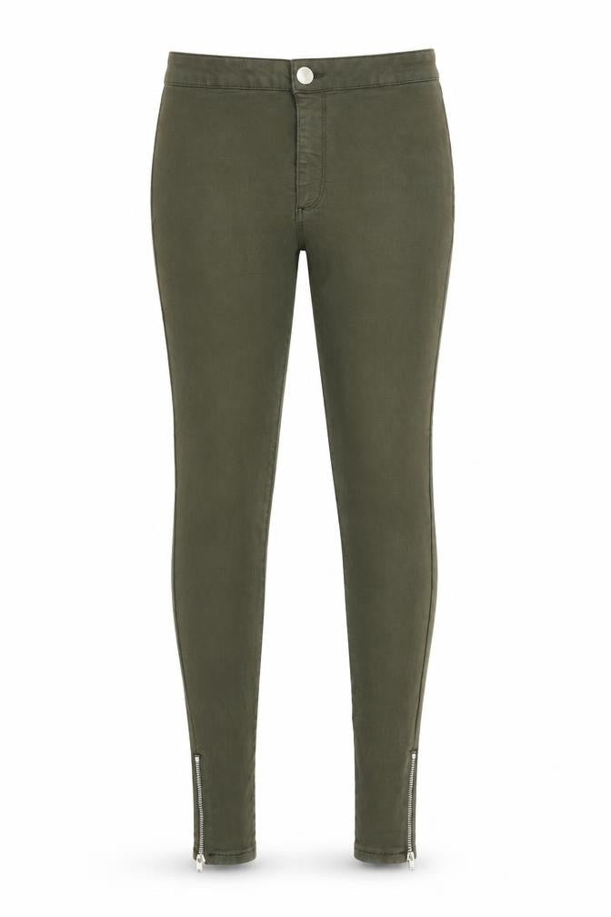Womens Green  Denim Skinny Jeans Size 8 L28 in