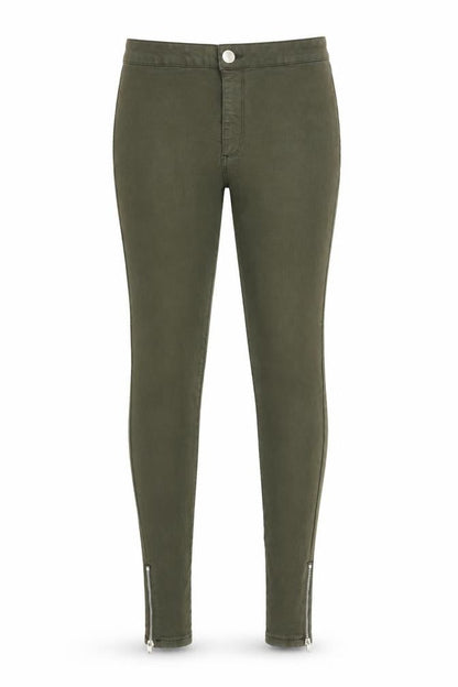Womens Green  Denim Skinny Jeans Size 8 L28 in