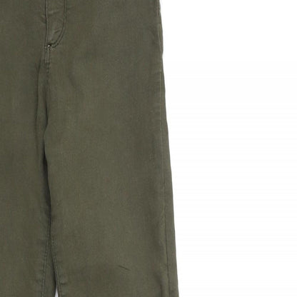 Womens UK Size 8 Preworn Regular Fit Skinny Green Jeans