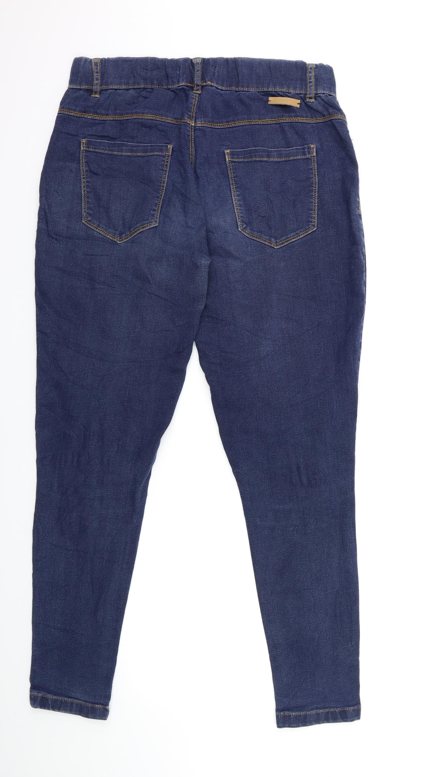 Everyday Essentials Womens Blue  Denim Jegging Jeans Size 12 L30 in