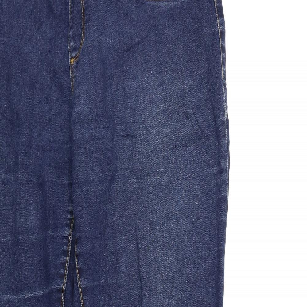 Everyday Essentials Womens Blue  Denim Jegging Jeans Size 12 L30 in