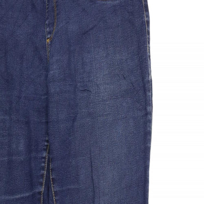 Everyday Essentials Womens Blue  Denim Jegging Jeans Size 12 L30 in