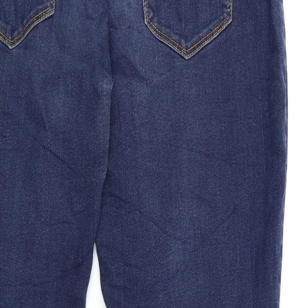 Everyday Essentials Womens Blue  Denim Jegging Jeans Size 12 L30 in