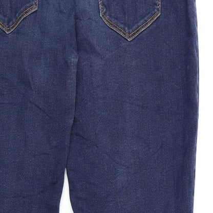 Everyday Essentials Womens Blue  Denim Jegging Jeans Size 12 L30 in