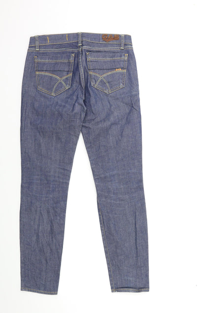 GAS Womens Blue  Denim Skinny Jeans Size 26 in L28 in