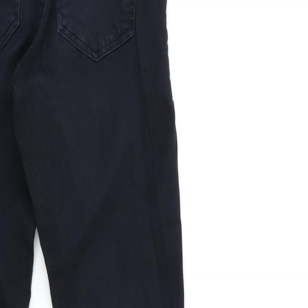 Topshop Womens Black  Denim Skinny Jeans Size 26 in L32 in