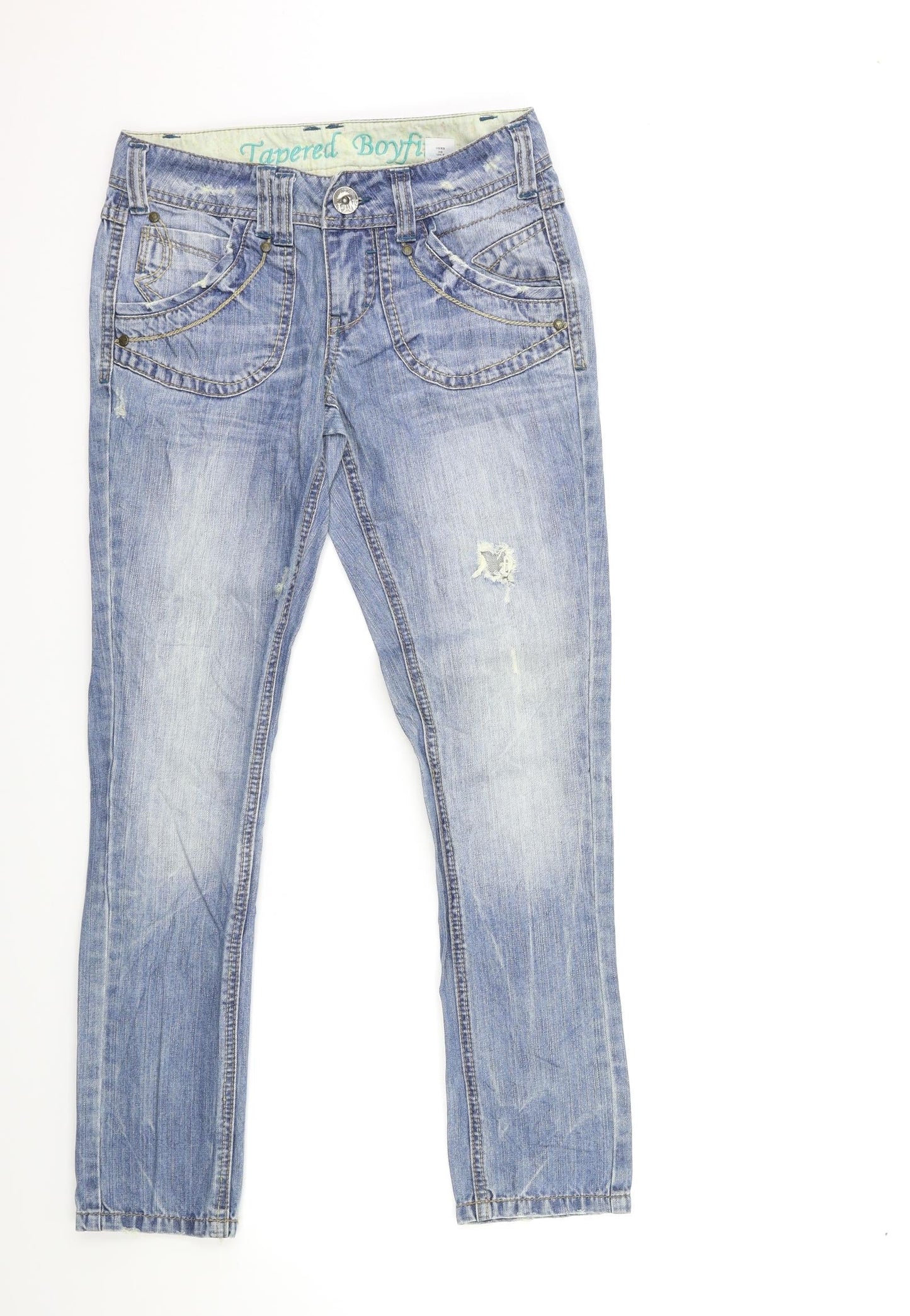 NEXT Womens Blue  Denim Skinny Jeans Size 6 L28 in