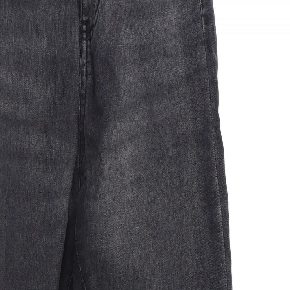 PRETTYLITTLETHING Womens Grey  Denim Skinny Jeans Size 8 L29 in