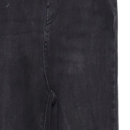 Denim & Co. Womens Black  Denim Skinny Jeans Size 12 L26 in