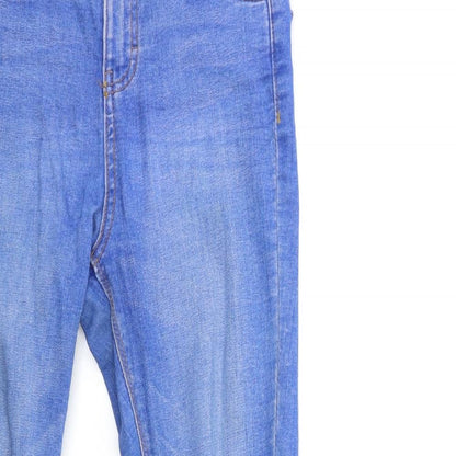 Denim & Co. Womens Blue  Denim Skinny Jeans Size 8 L28 in