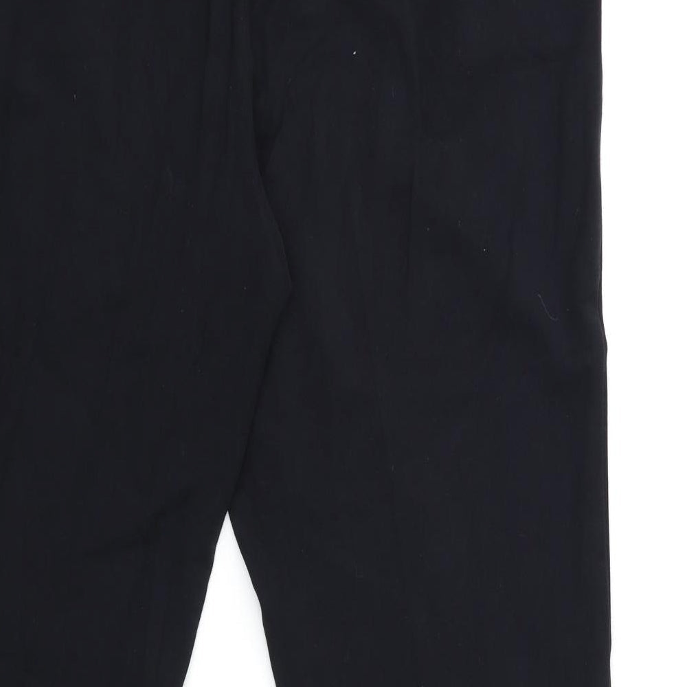 Womens UK Size 14 Marks and Spencer Regular Fit  Black Trousers