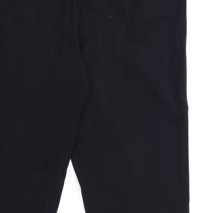 Womens UK Size 14 Marks and Spencer Regular Fit  Black Trousers