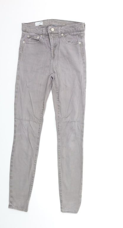 Gap Womens Grey  Denim Skinny Jeans Size 26 in L29 in