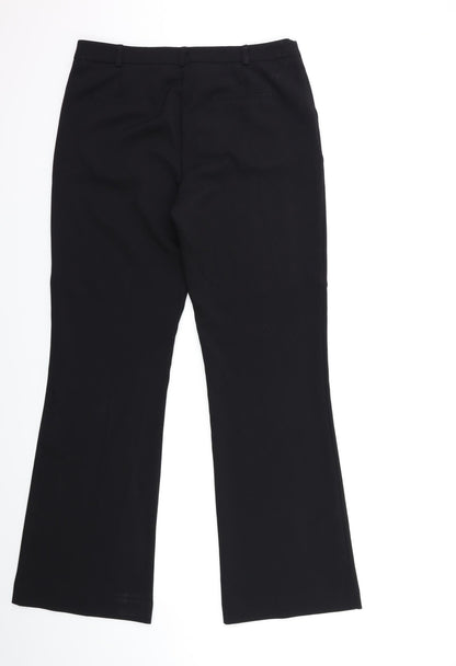 New Look Womens Black   Trousers  Size 12 L32 in