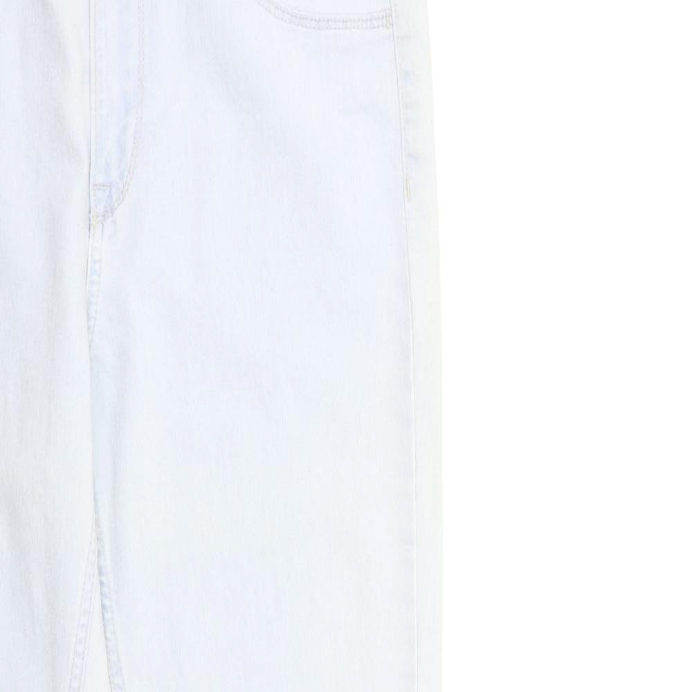 Womens UK Size 30 in H&M Regular Fit Skinny Blue Jeans