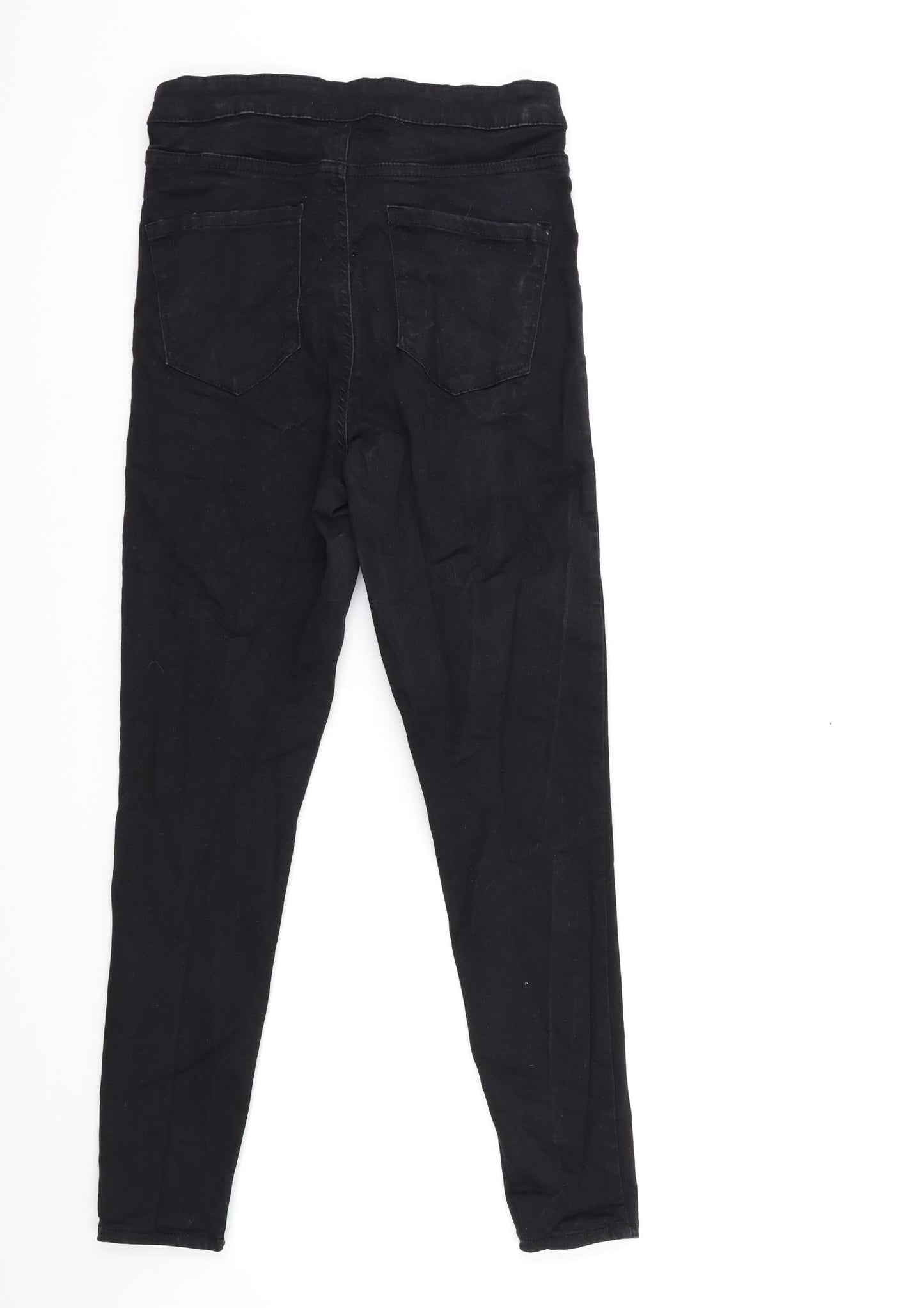 Denim & Co. Womens Black  Denim Skinny Jeans Size 12 L26 in