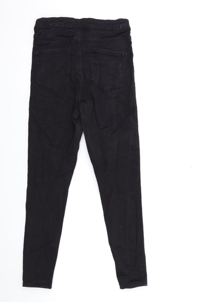 Denim & Co. Womens Black  Denim Skinny Jeans Size 12 L26 in