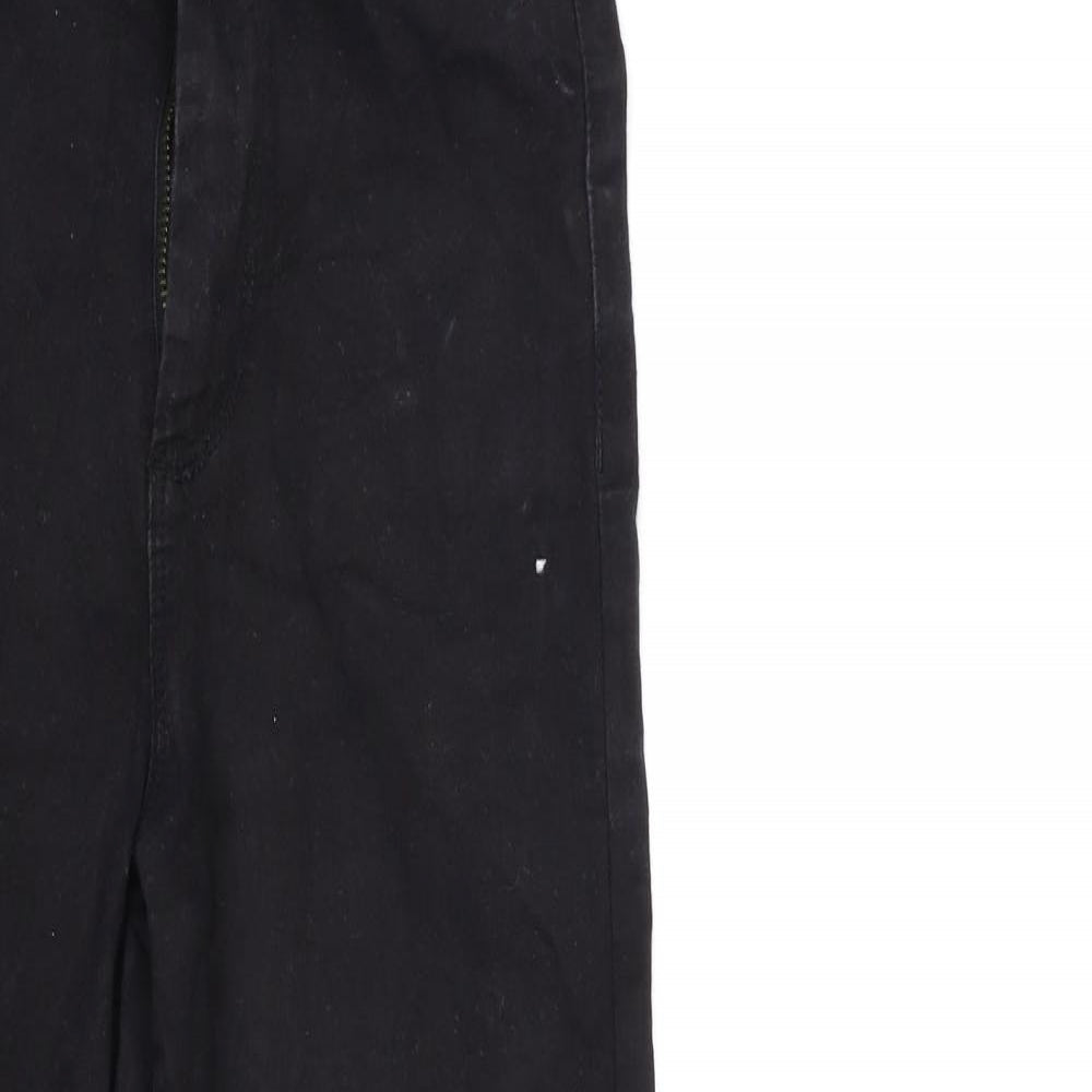 Denim & Co. Womens Black  Denim Skinny Jeans Size 12 L26 in