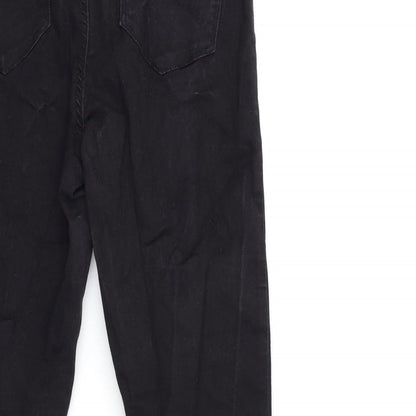 Denim & Co. Womens Black  Denim Skinny Jeans Size 12 L26 in