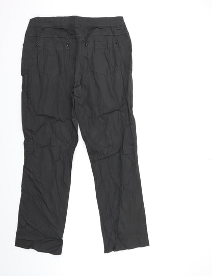 Cecile Womens Grey   Trousers  Size 12 L27 in