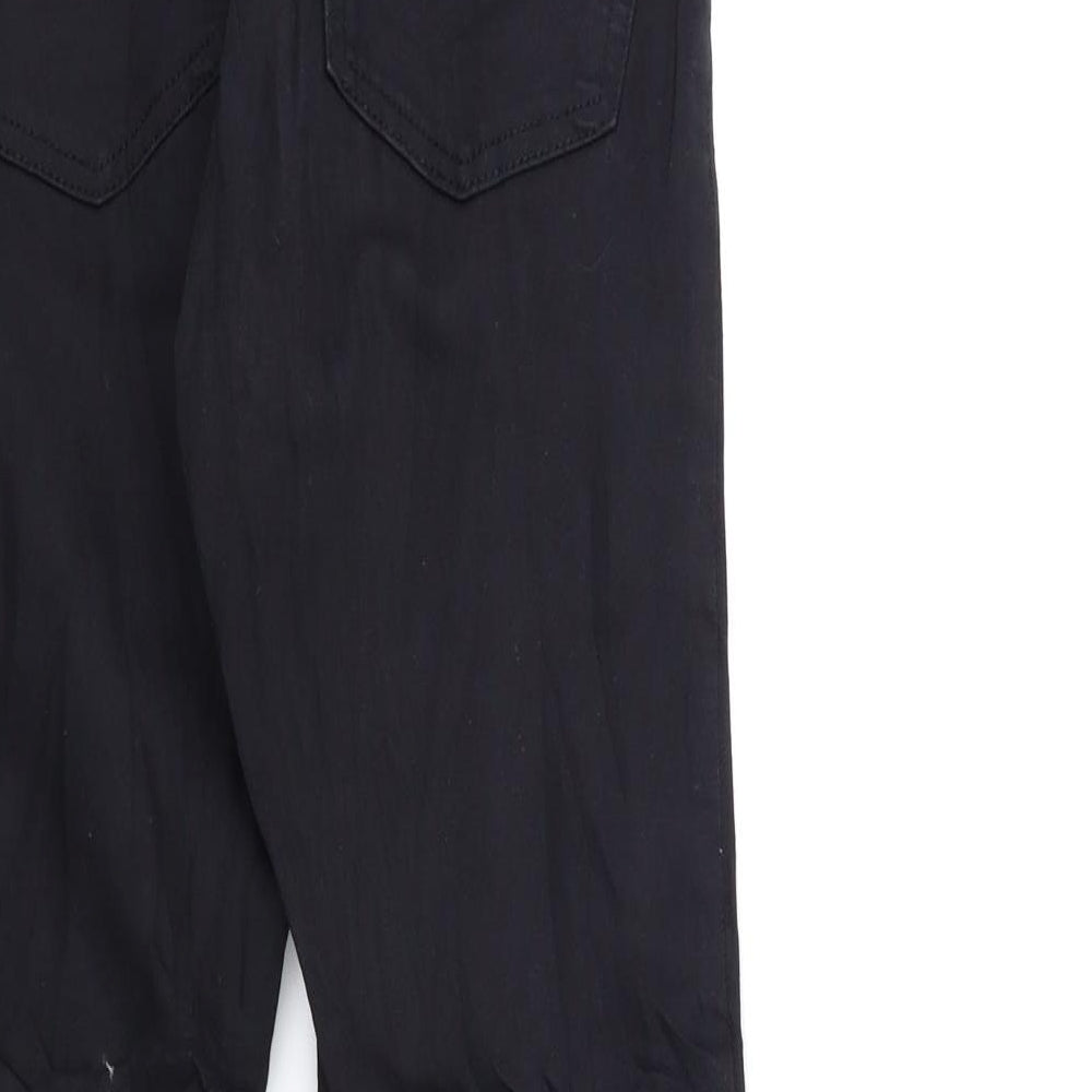 Topshop Womens Black  Denim Skinny Jeans Size 25 in L32 in