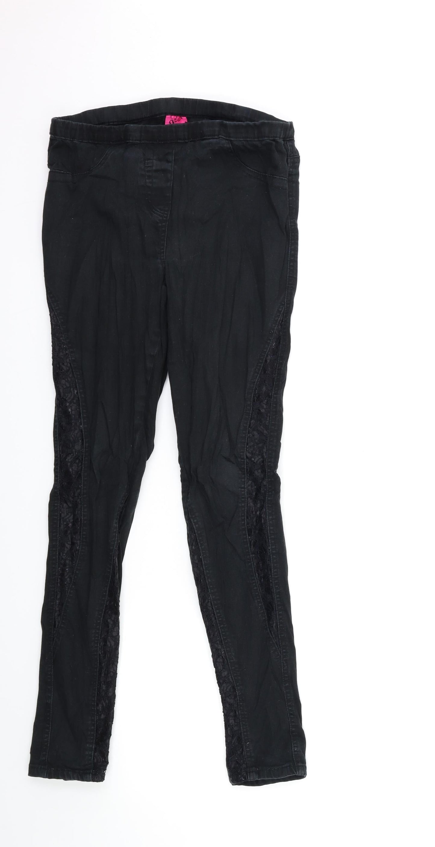 g.21 Womens Black  Denim Jegging Jeans Size 12 L28 in